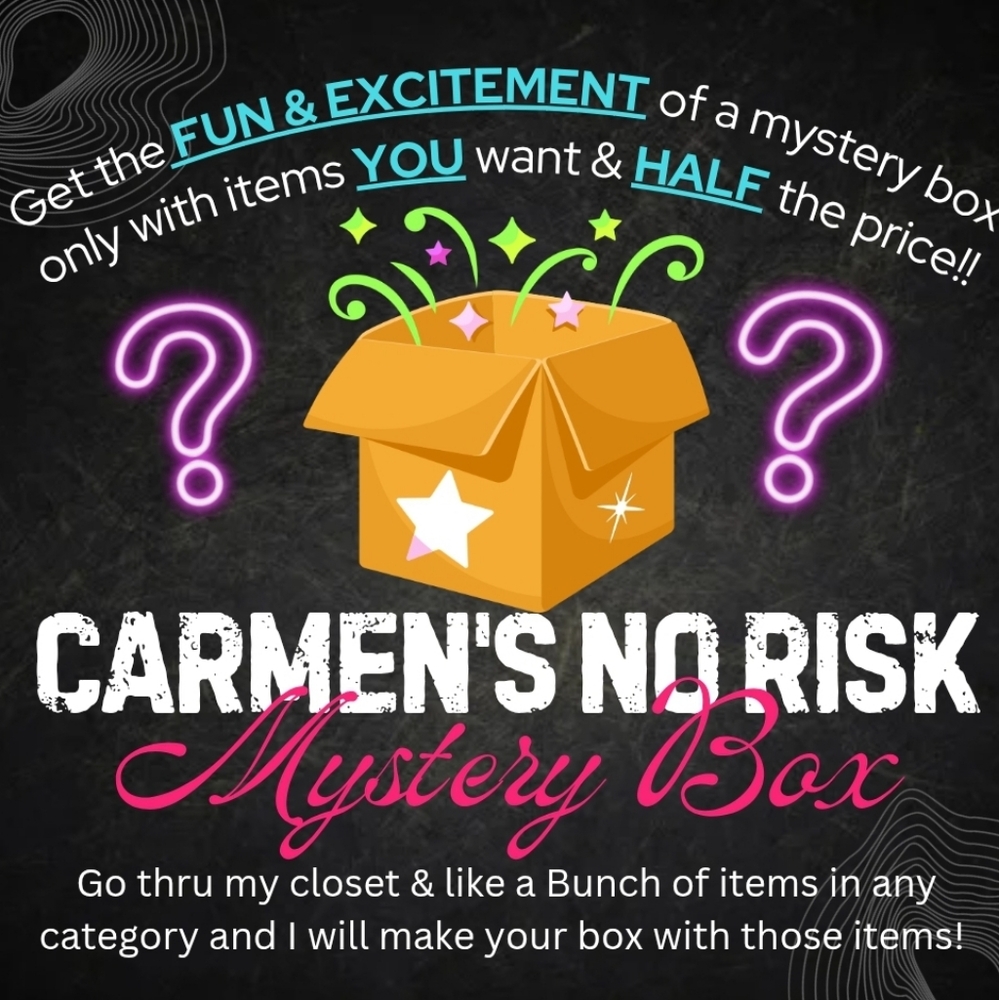 NO RISK 🚫📦⁉️ MYSTERY BOX Worth Over$150! ANYTHING 🫵You ❤️Like💲1/2 the Price!